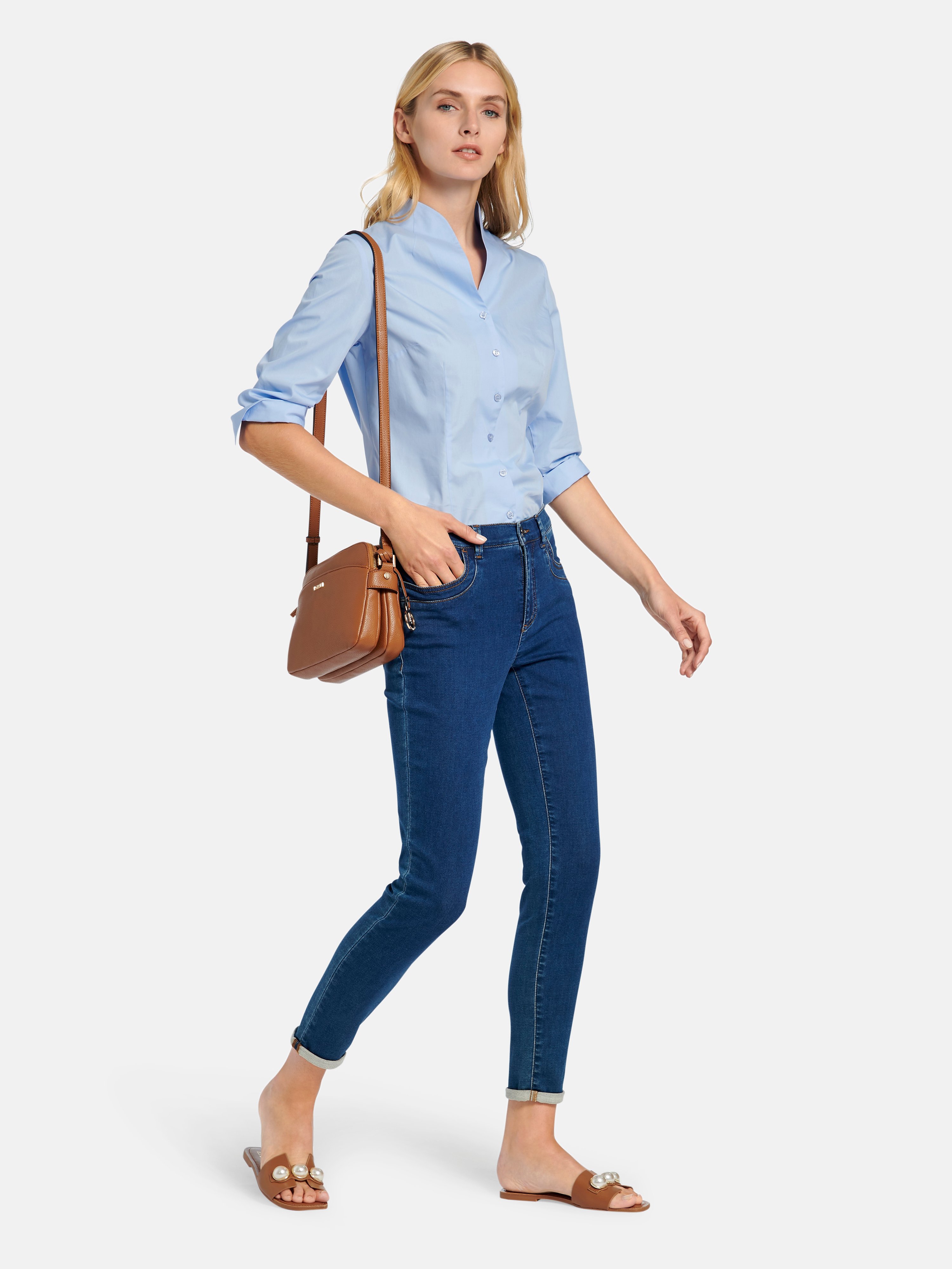 Bluse mit 3/4-Arm