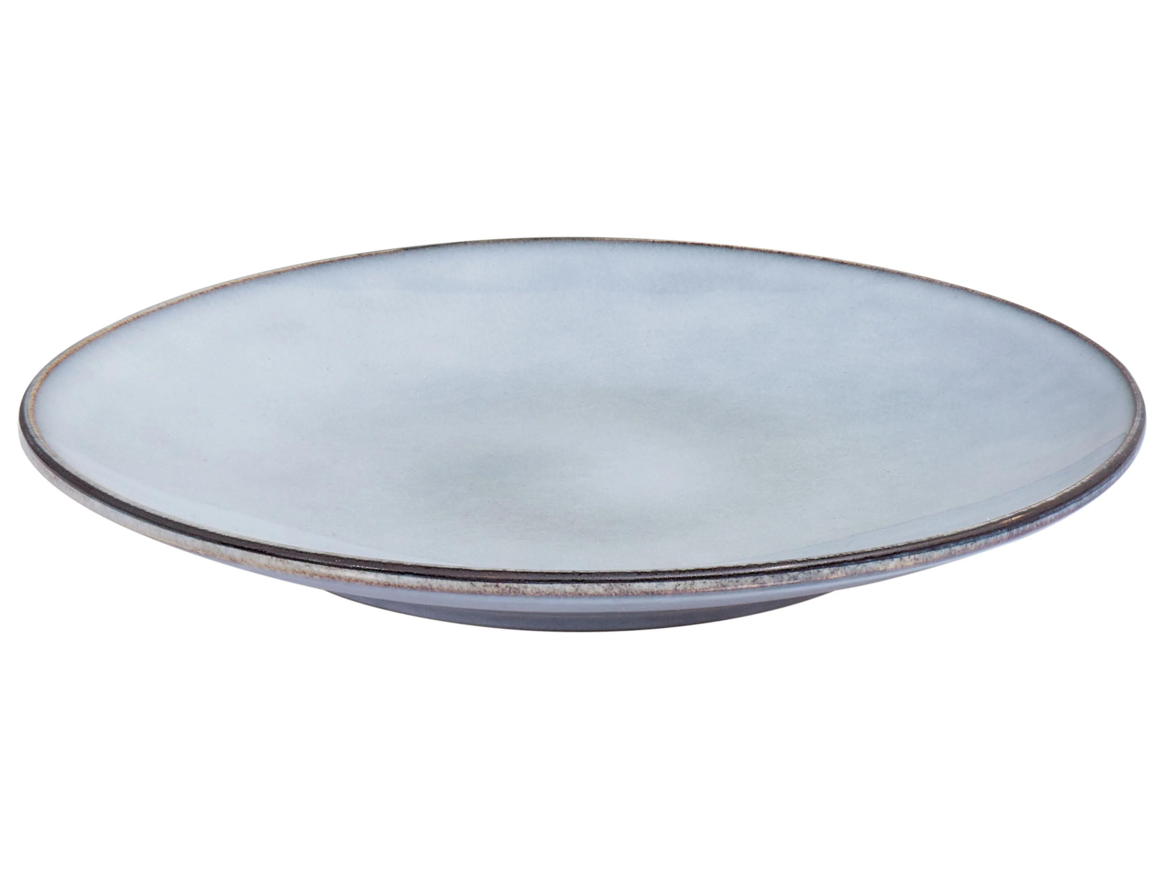 Set van 8 dinerborden JUNIPER Steengoed Lichtblauw