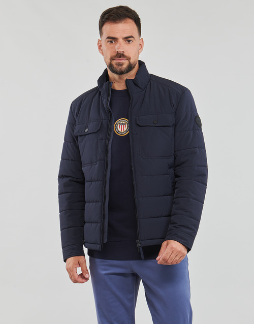 Gant - CHANNEL QUILTED JACKET - Marine