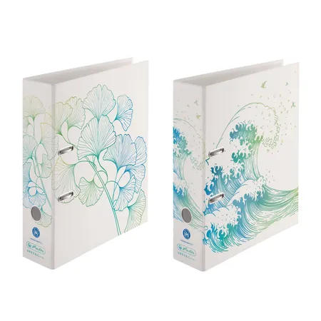Herlitz 2 verschiedene Motivordner / DIN A4 / 80mm breit / 