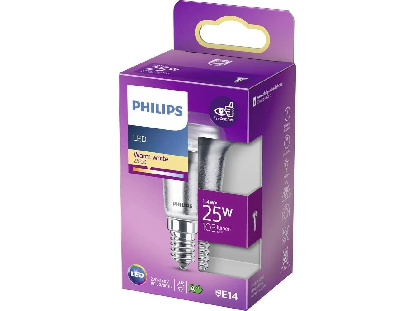 LED Classic 25W R50 E14 varm hvid ikke dæmpbar, 1 pak
