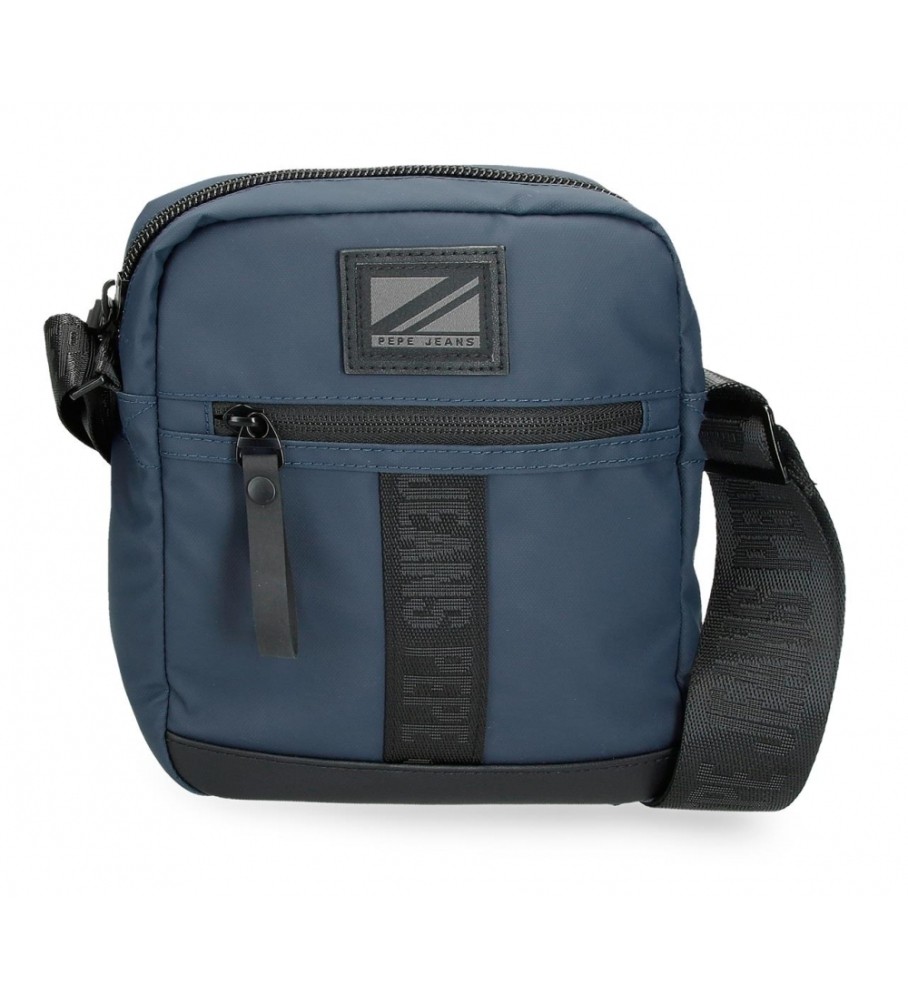Bolsa de ombro média Pepe Jeans Hoxton azul marinho