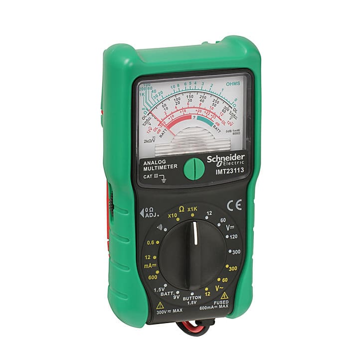 Multimètre analogique de poche Cat III 300 V Schneider Electric Thorsman