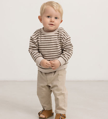 MarMar Sweatshirt - Tammas B - Brown Stripe Melange