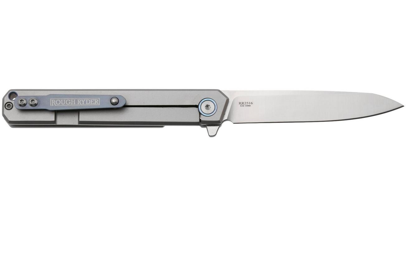 Rough Ryder RR2516, Satin D2, Stainless Steel, zakmes
