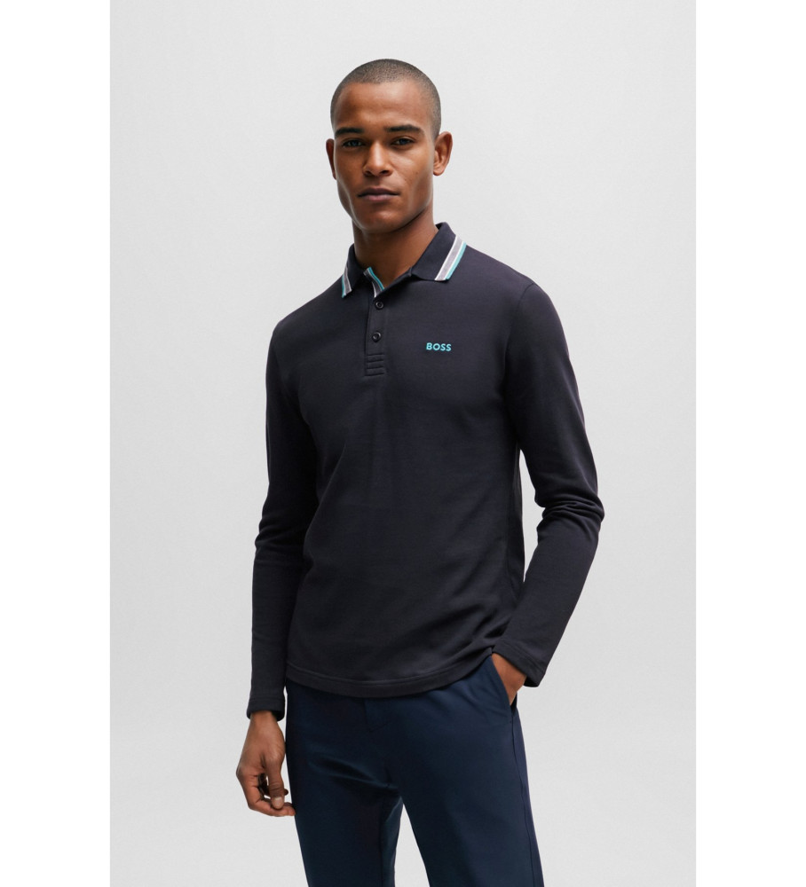 BOSS Polo Marino Pleats