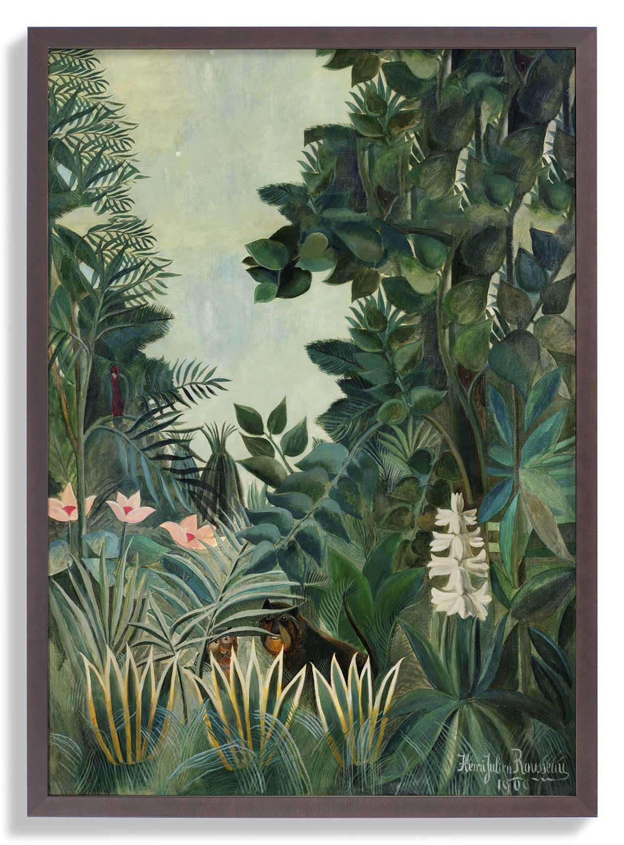 Der äquatoriale Dschungel von Rousseau Kunstdruck