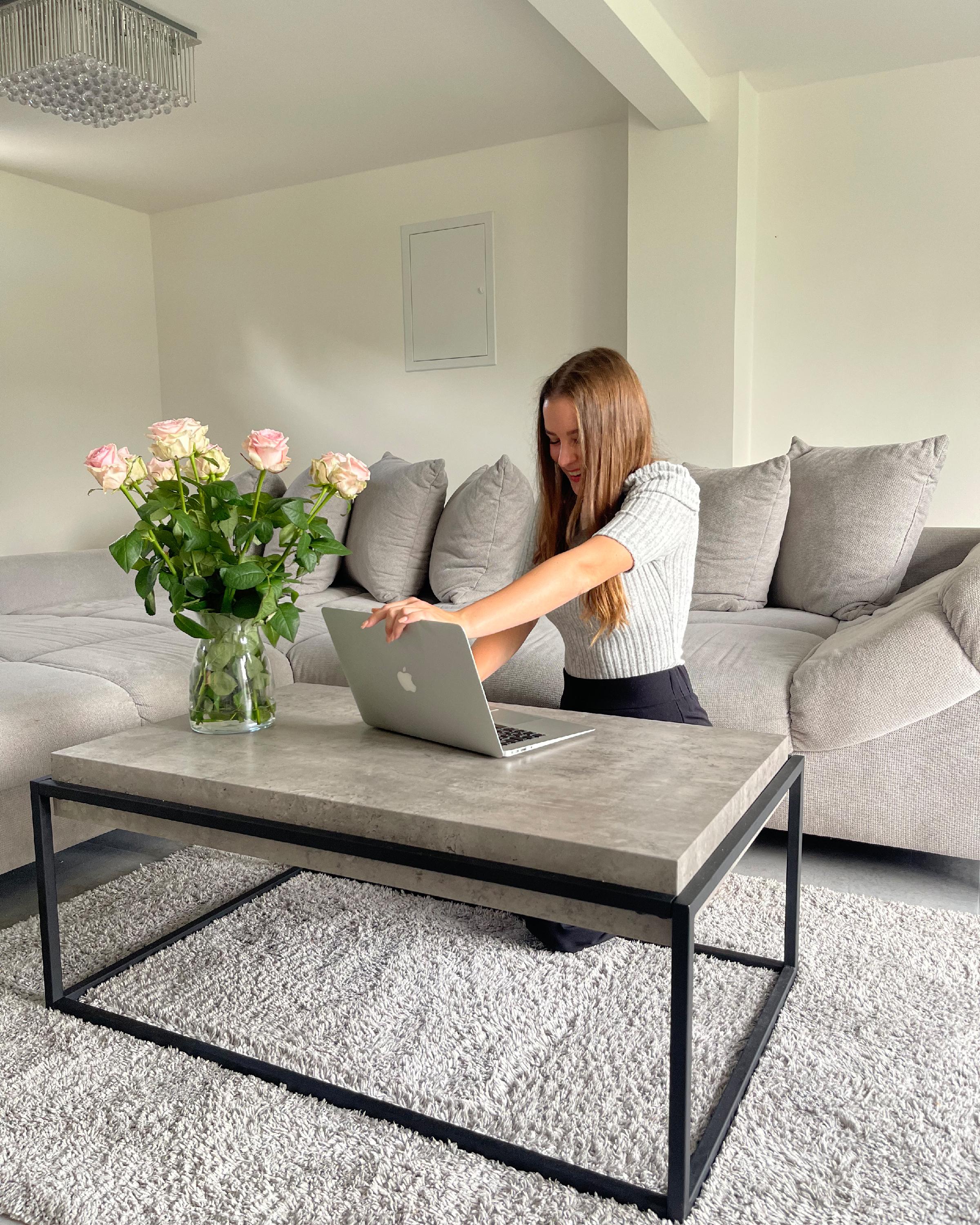 Salontafel ALTOS Grijs beton-effect