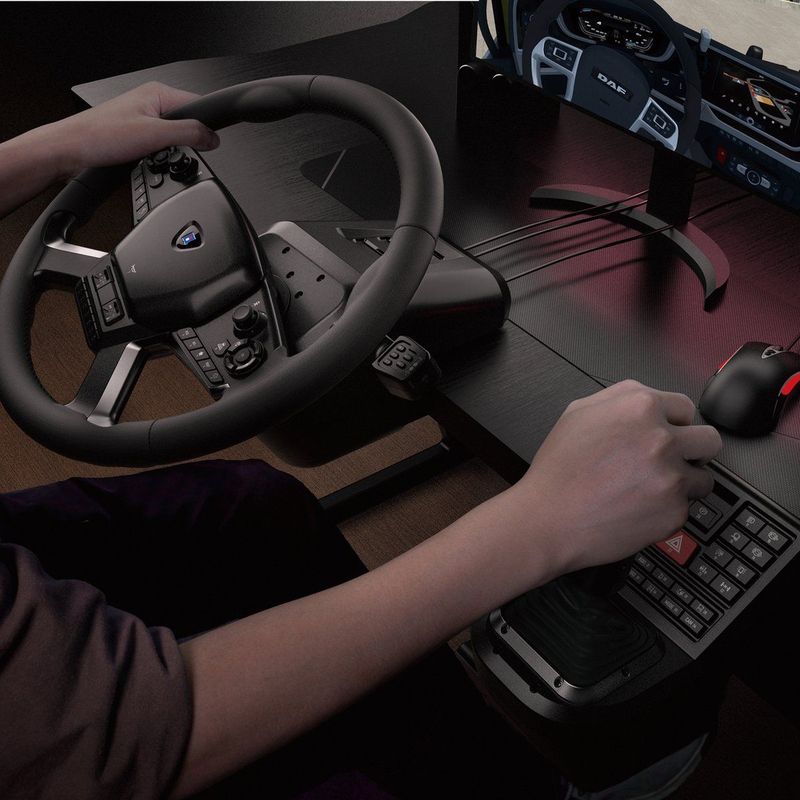 HORI - Force Feedback Truck Control System - Simulatorset - Zwart - Stuur met Force Feedback