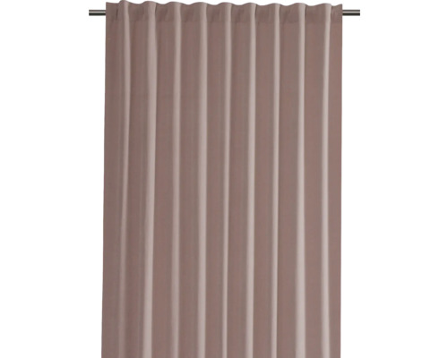 Gordijn met universele tape, canvas, roze, 140x280 cm