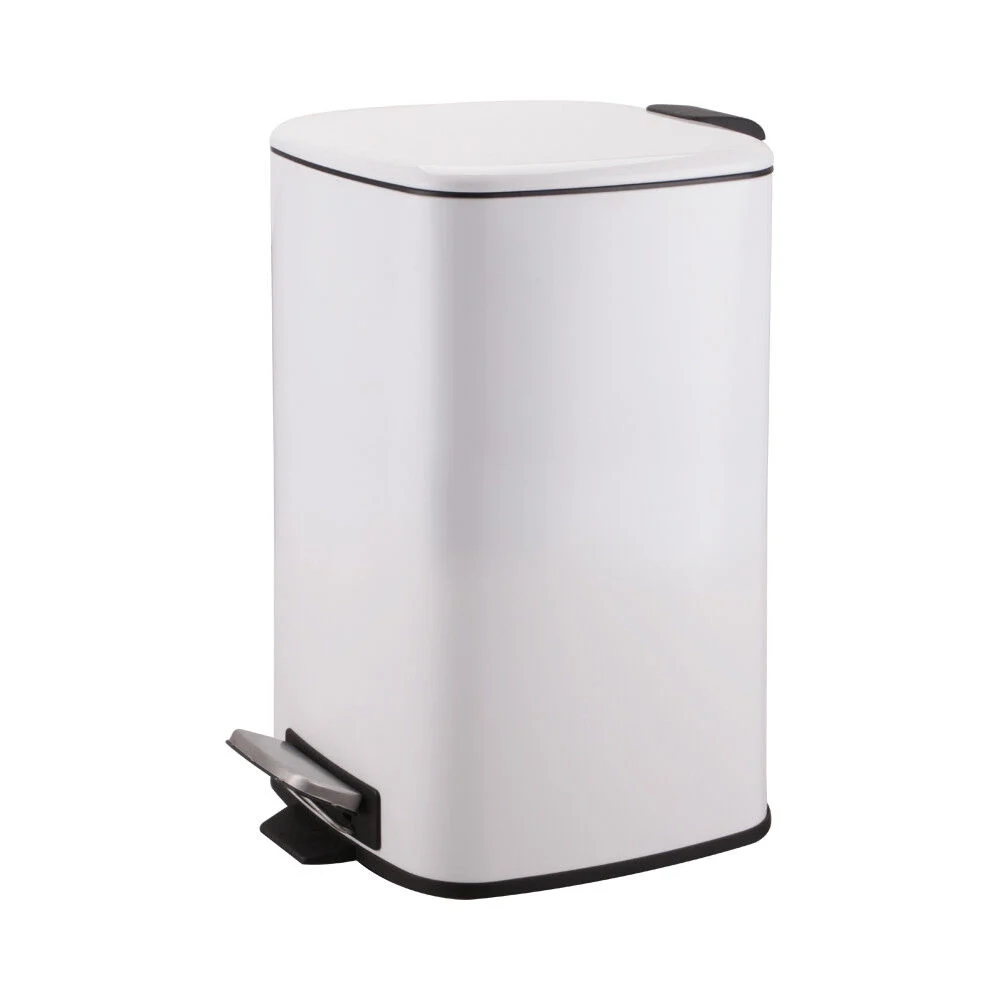 Poubelle pédale blanche 20 L