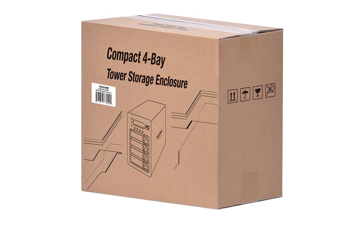 RAID-Controller SSD6540M 4-Bay M.2 NVMe RAID StorageSolution<br>Hostpoint SSD6540M 4-Bay M.2 NVMe RAID Storage Solution