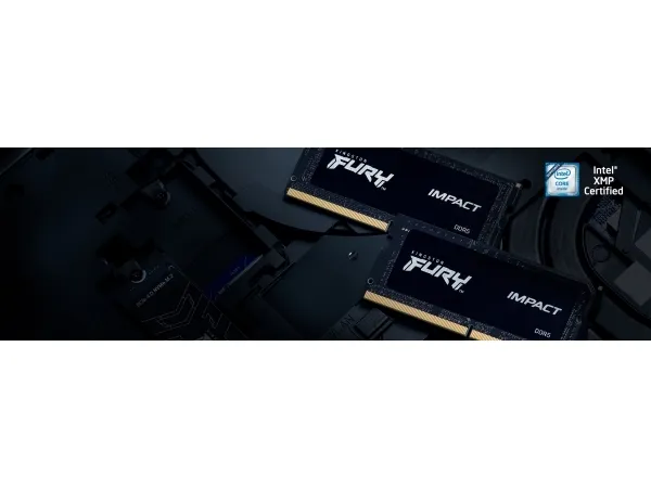Kingston FURY Impact - DDR5 - sæt - 64 GB: 2 x 32 GB - SO DIMM 262-PIN - 4800 MHz / PC5-38400 - CL38 - 1.1 V - ikke bufferet - on-die ECC