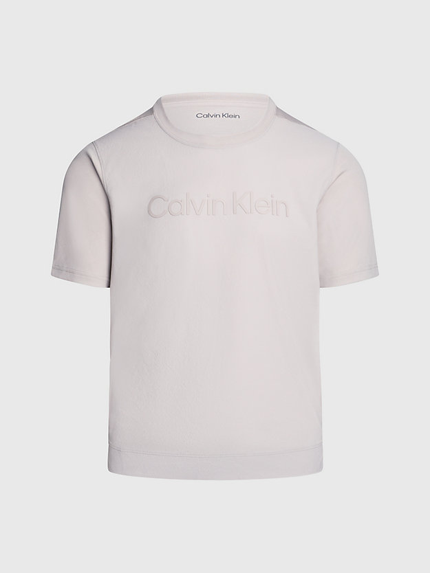 Camiseta de ginástica texturizada
