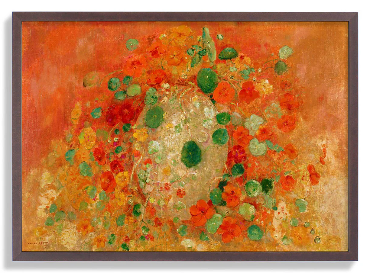 Kapuzinerkresse Gemälde von Odilon Redon