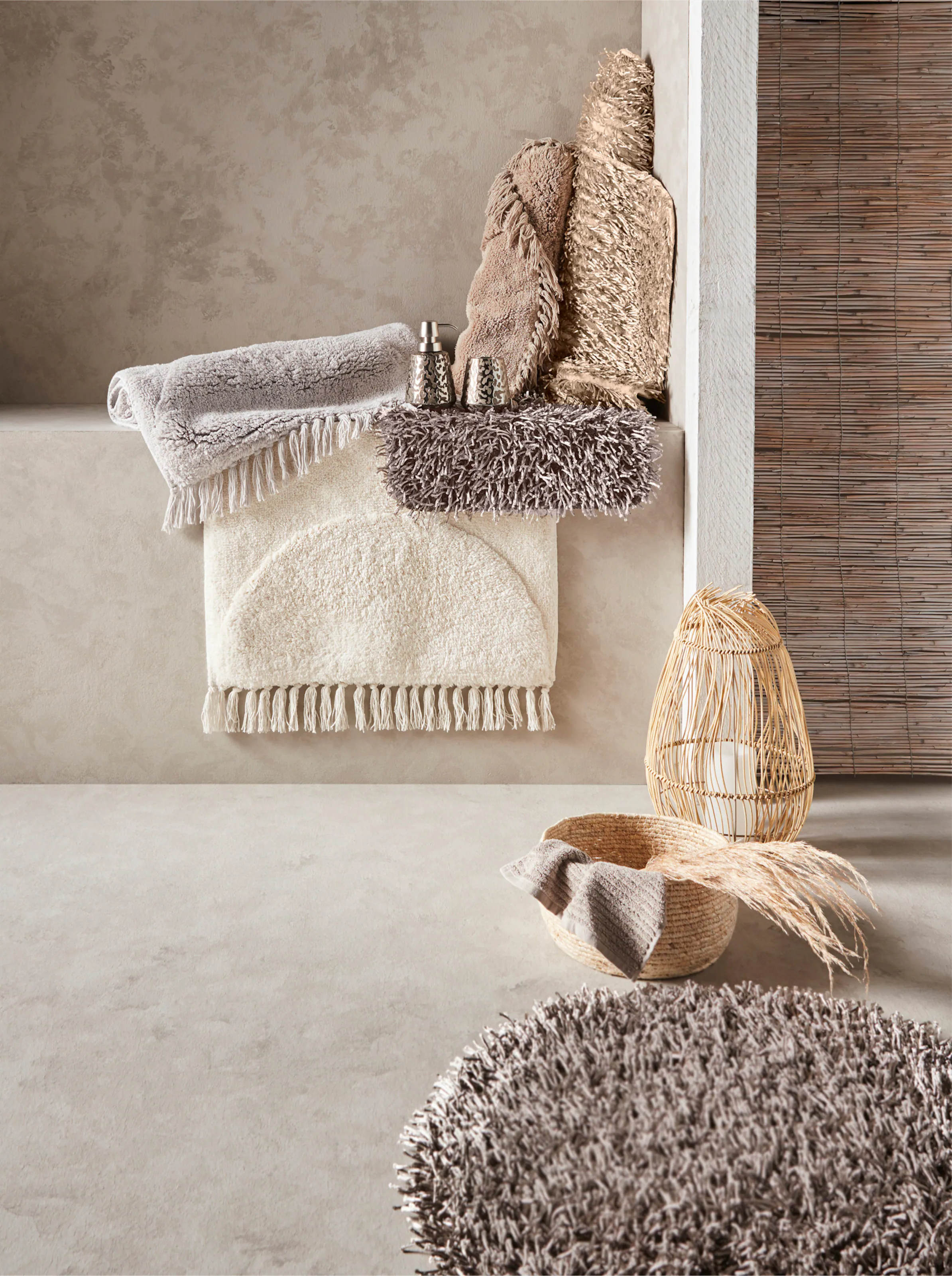 heine home Badematte in ecru