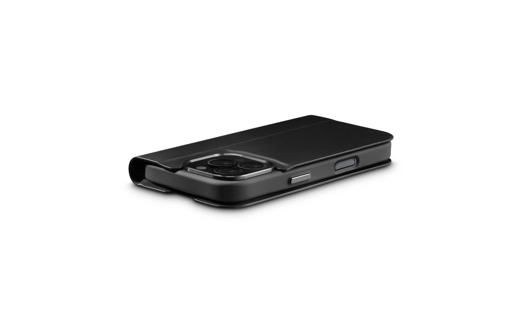 Book Cover Eco Premium Schwarz für iPhone 16 ProHama Eco Premium Handy-Schutzhülle 16 cm (6.3