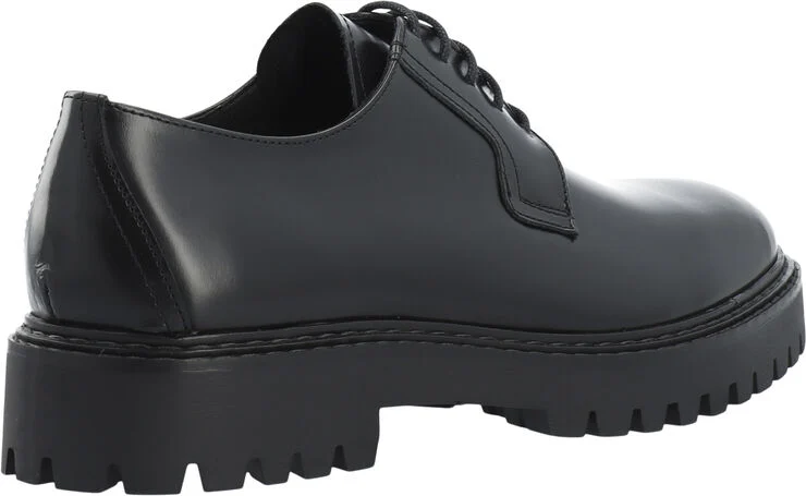 Bianco BIADAVID Derby Shoe Polido Black