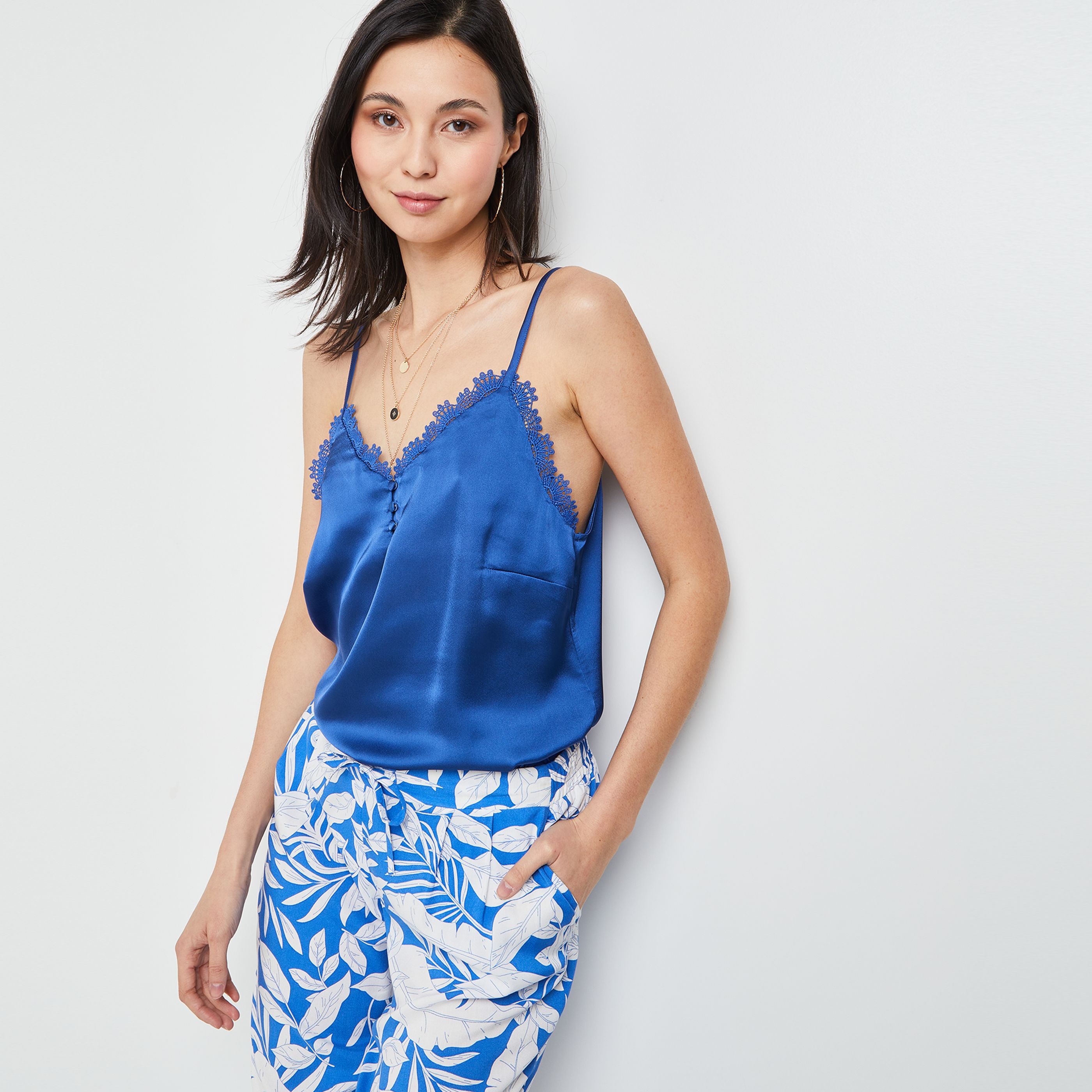 Top lingerie femme - BLEU