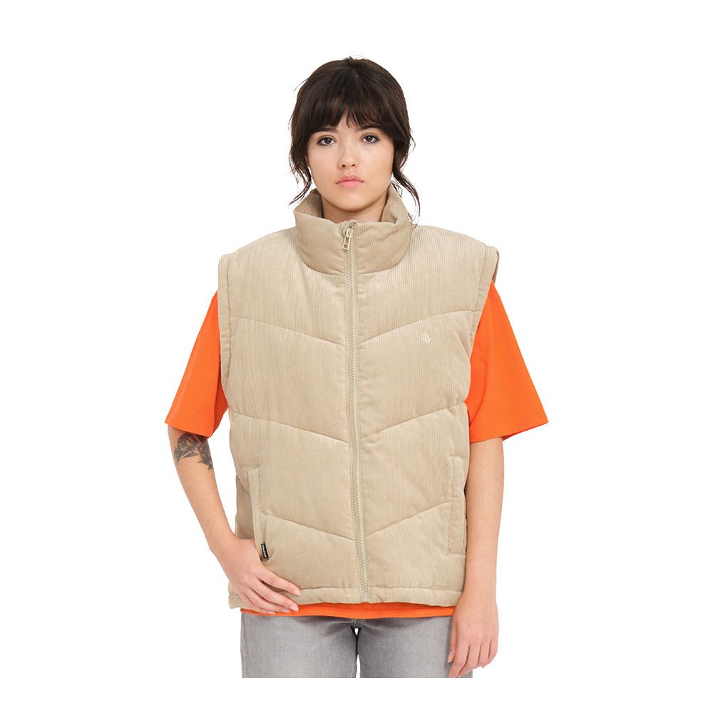 Volcom CORD'N PFF - Doudoune Femme khaki
