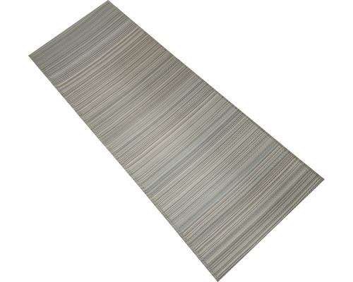Buitenmat voor het opvangen van vuil, grijs gestreept, 75x200 cm
