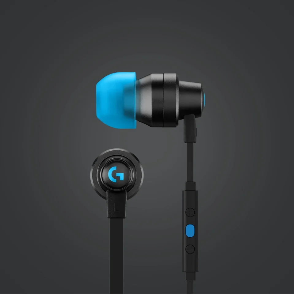 Logitech - G333 In-ear Gaming Headphones Black