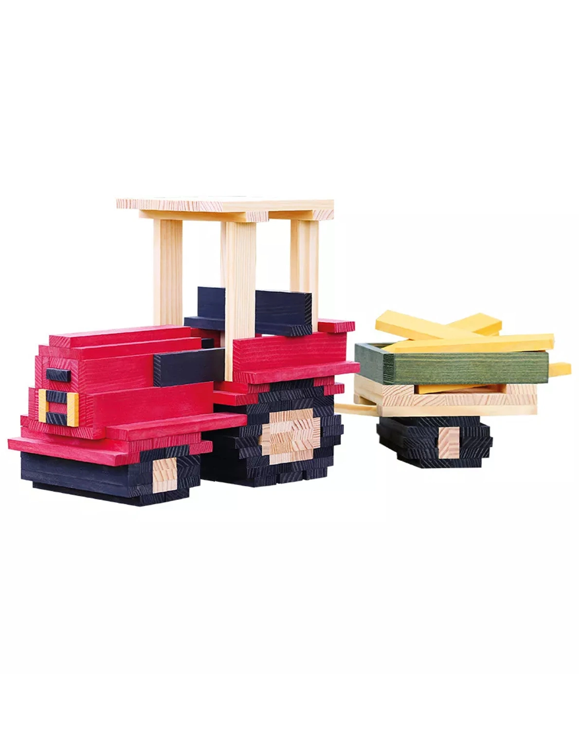 Holz-Baukasten TRAKTOR 155-teilig