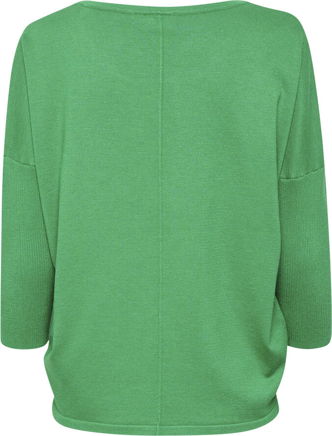 Saint Tropez A2561, MilaSZ R-Neck Pullover Verdant green melange