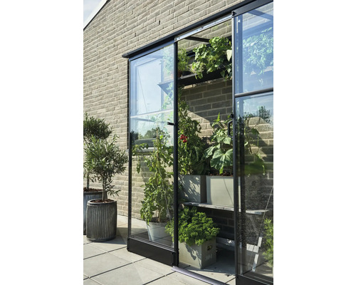 Foundation Halls Qube Lean-To 26 65 x 189 cm zwart