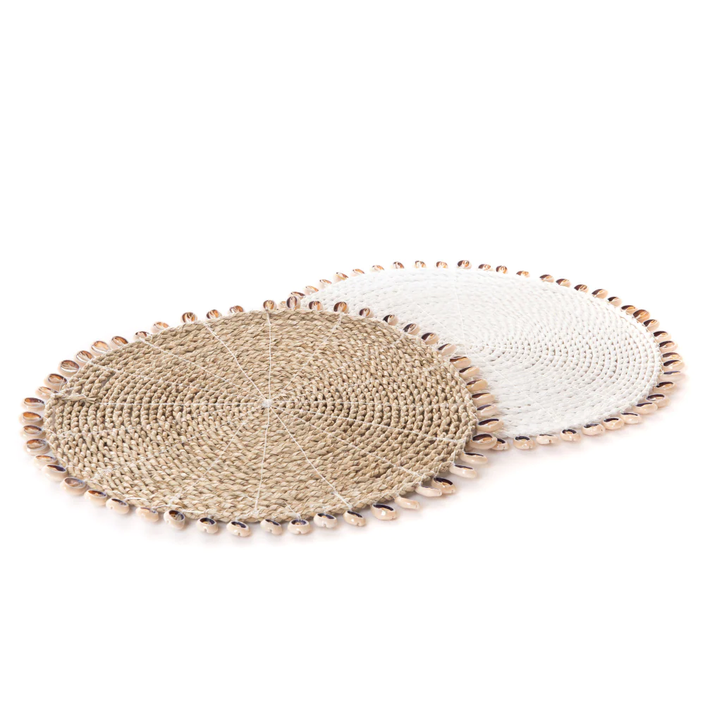 Set de table coquillage blanc Amadeus