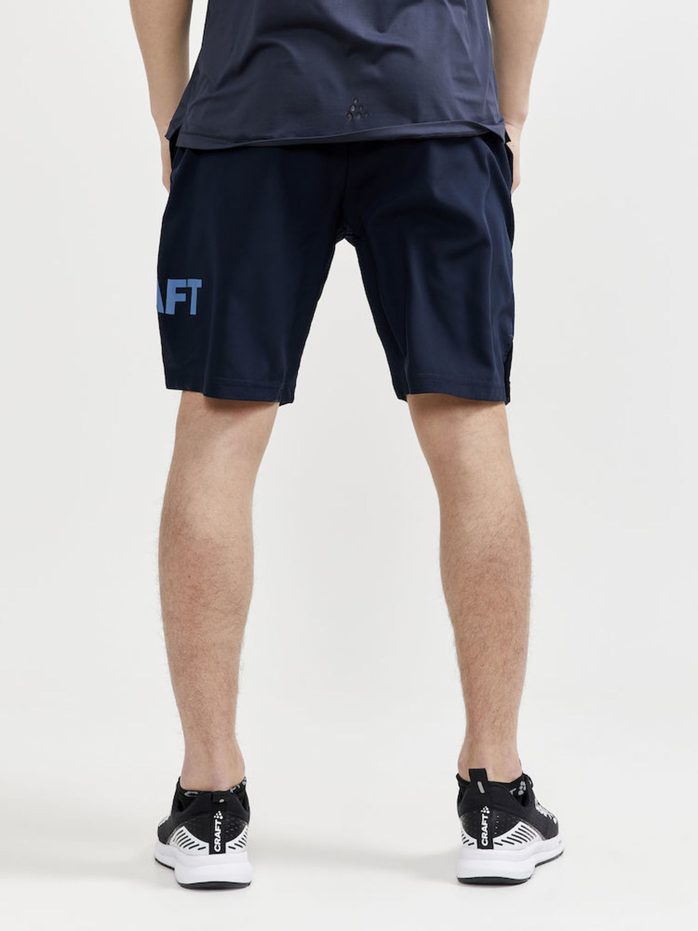 Craft CORE Charge Hardloopbroek Kort Donkerblauw/Blauw Heren