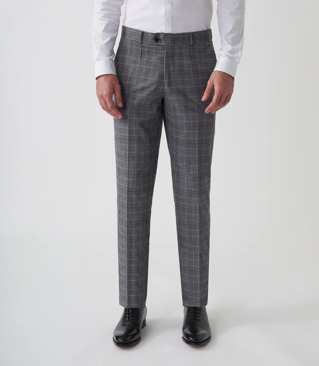 Pantalon ville Prince de Galles gris 