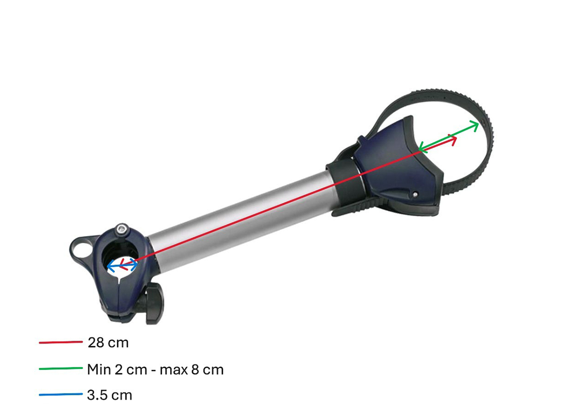 Thule Omni-Bike Holder 2 middellange fietsklem - silver
