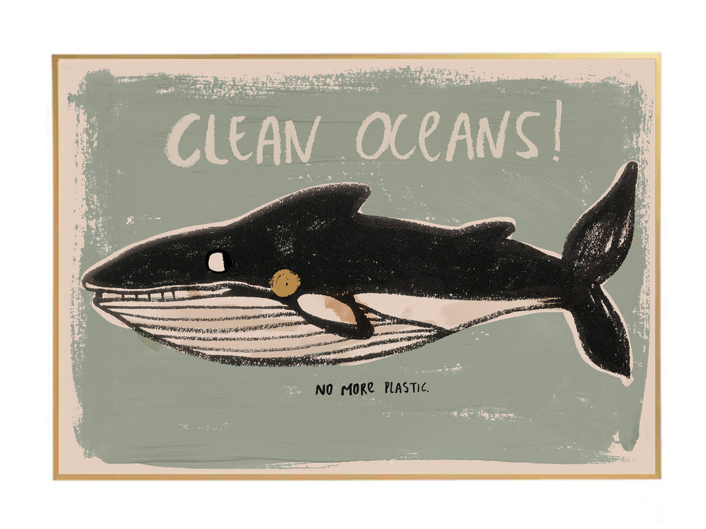Poster clean oceans