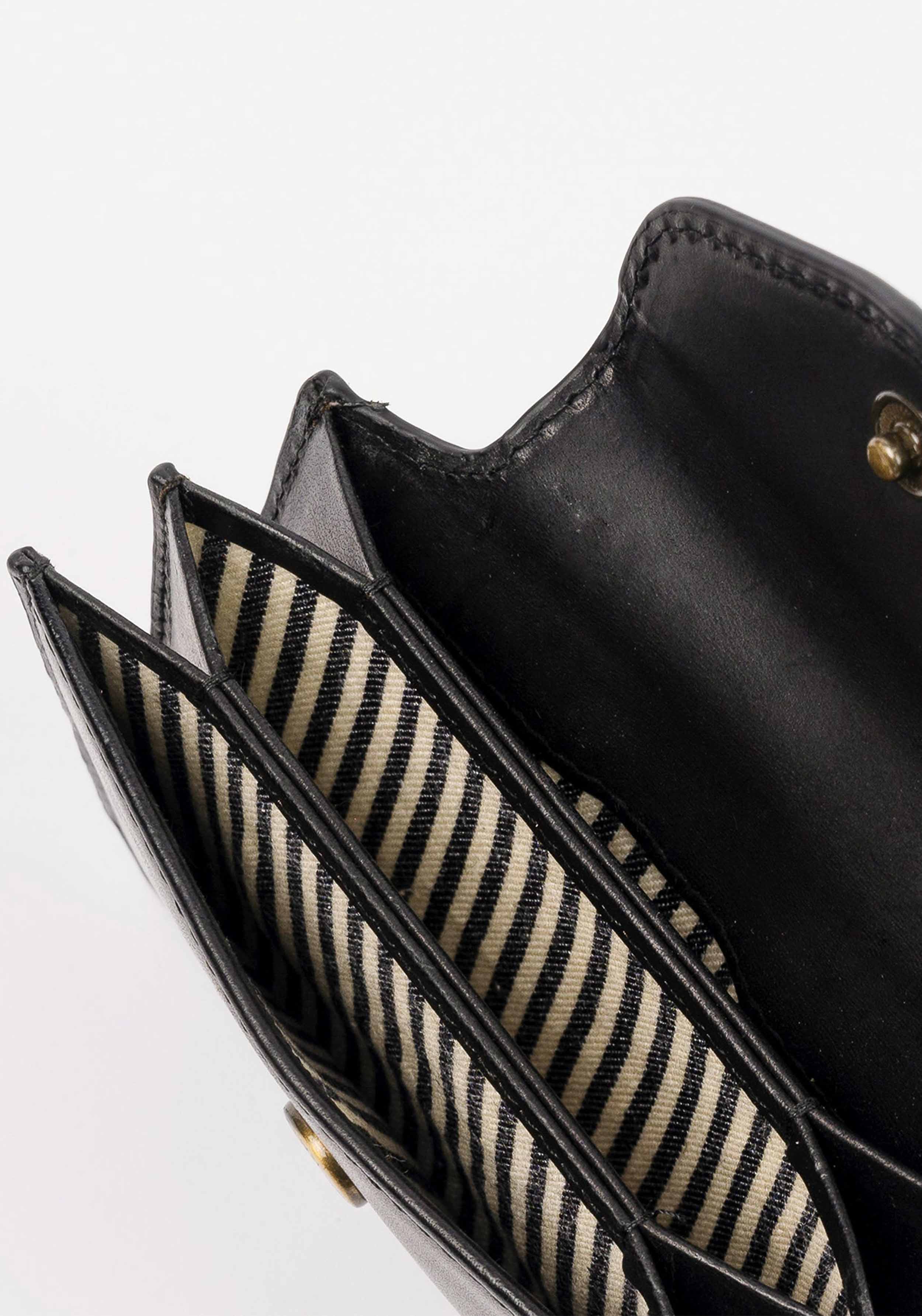 O My Bag Portemonnaie Harmonica Wallet Classic Leather Black