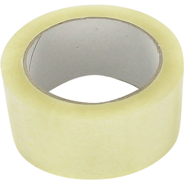 Dozensluittape, PP, 50mm, 66m, transparant