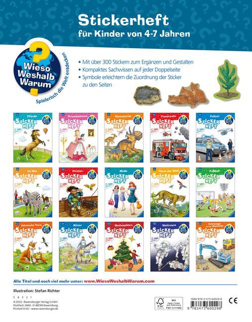 Wieso? Weshalb? Warum? Stickerheft: Im Wald