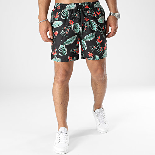 Short De Bain 03T9508M Floral Noir