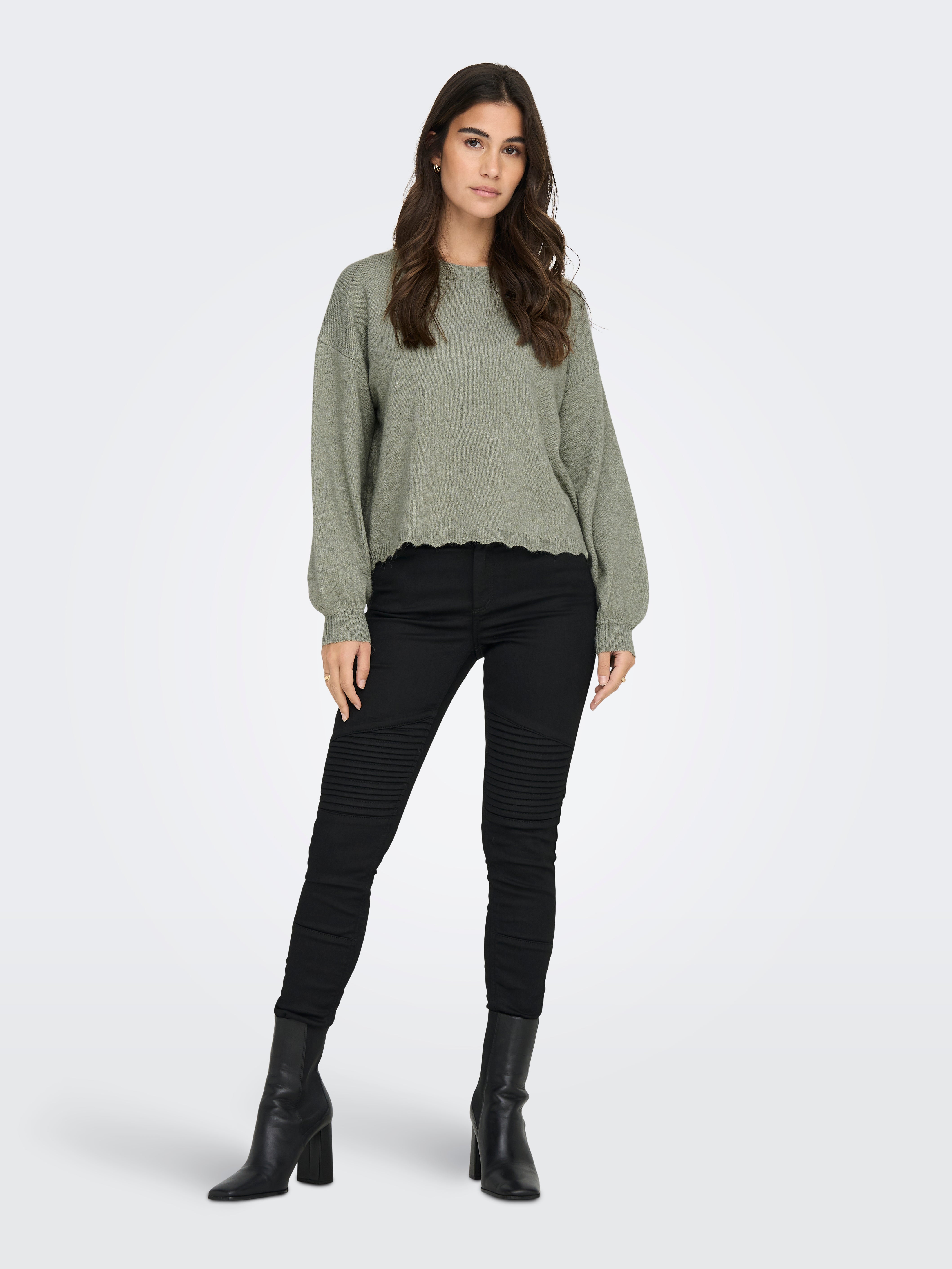 ONLRICA Strickpullover Seagrass