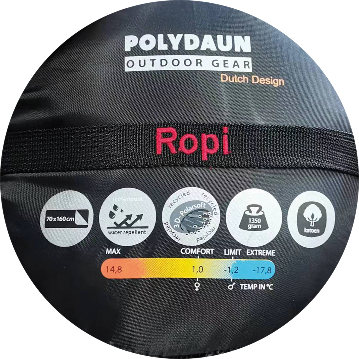 Polydaun Ropi junior deken slaapzak