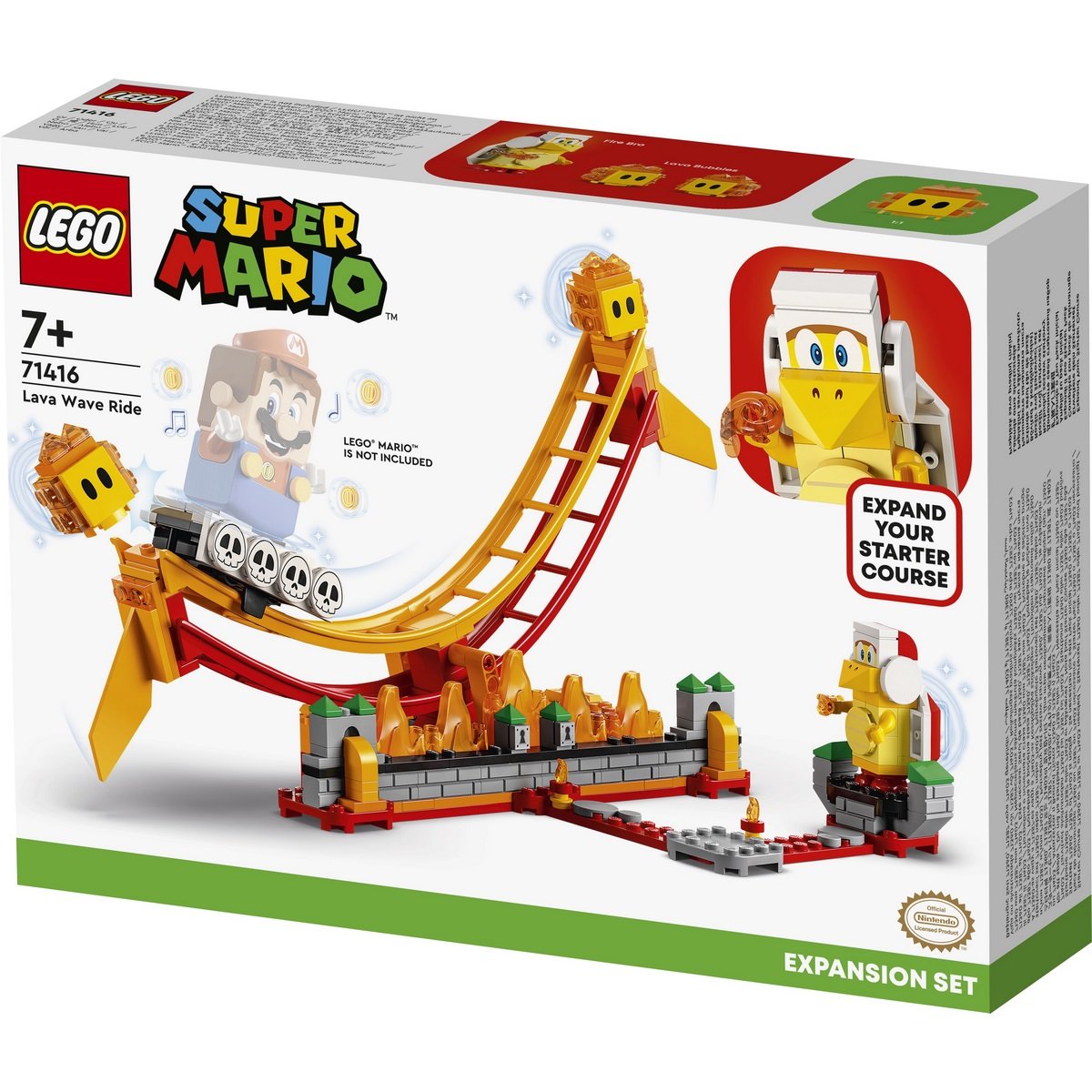 Ensemble d'extension Le manège de la vague de lave Lego Super Mario 71416