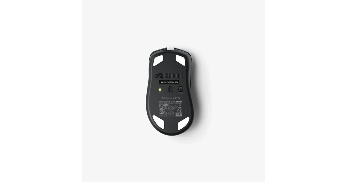 GloriousModel D 2 PRO Wireless gaming muis  (Zwart, 400 - 26,000 DPI)