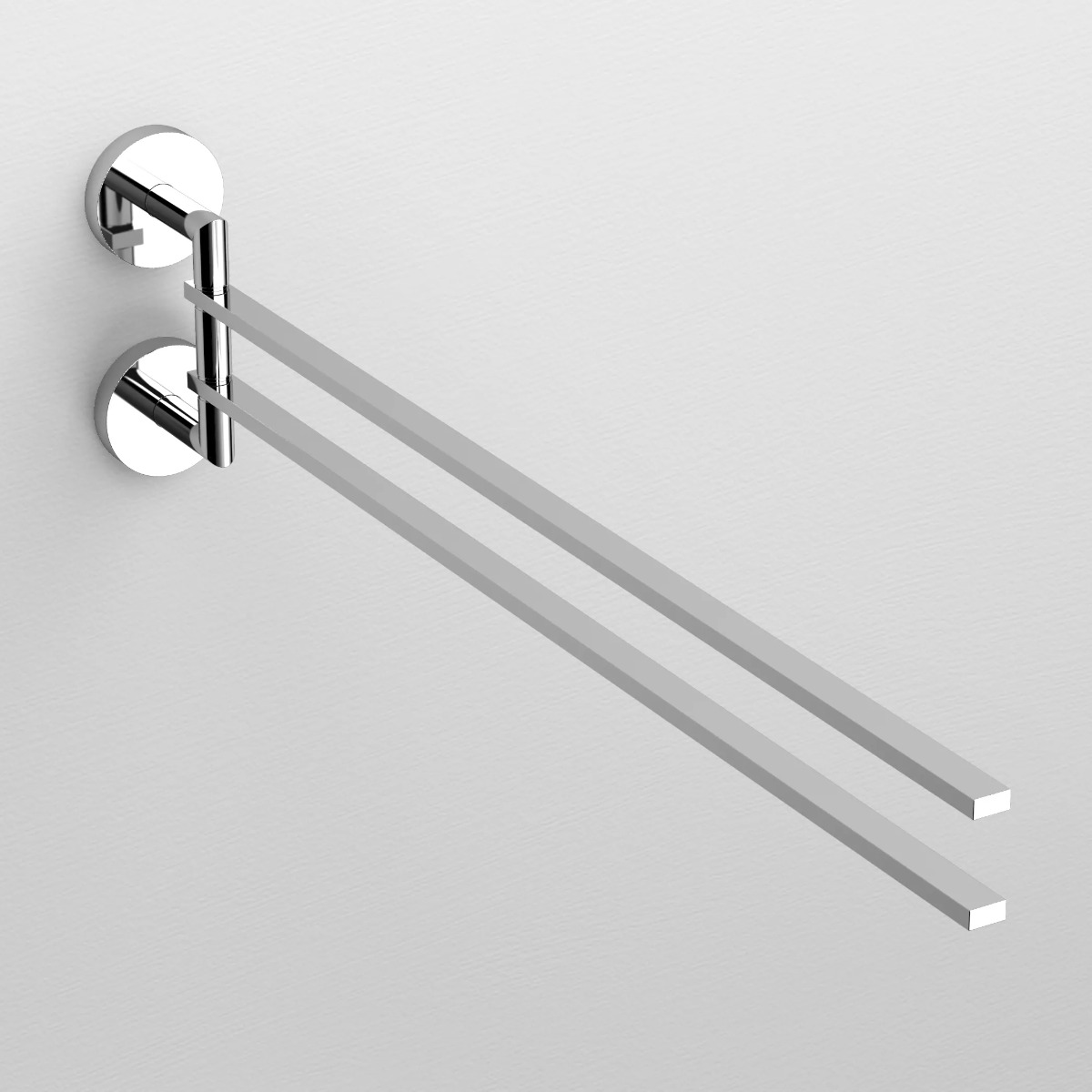 Clou Flat handdoekrek zwenkbaar 49cm chroom