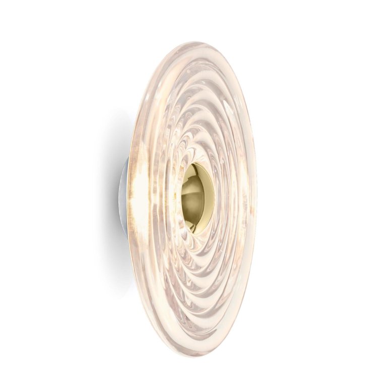 Tom Dixon Press wandlamp LED large Ø35 transparant