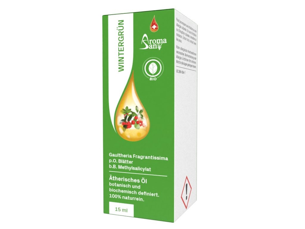 Aromasan Wintergrün Äth/Öl in Schachtel Bio 15 ml