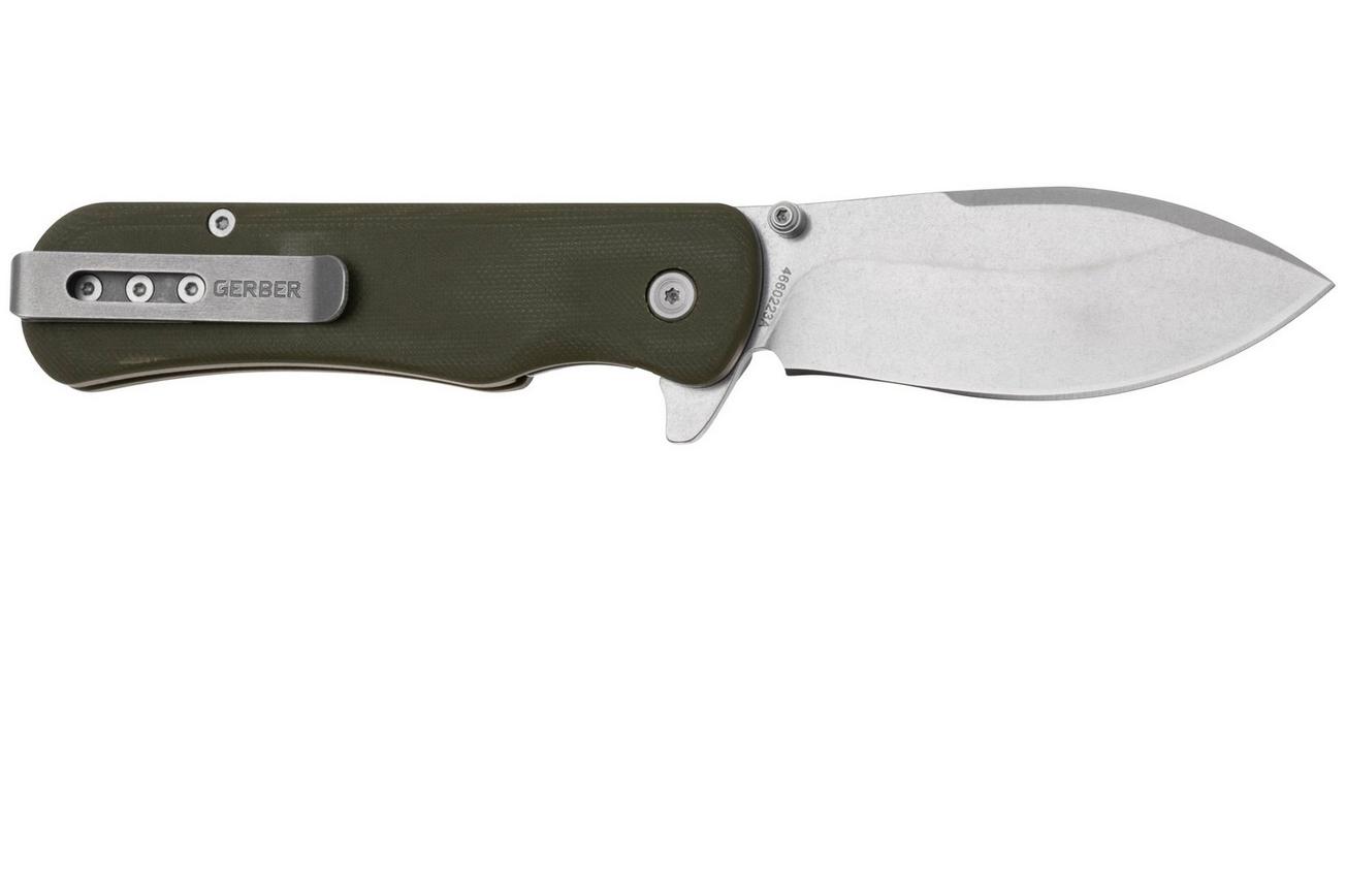 Gerber Confidant Bamboo 1066477 OD Green G10, Bamboo Inlay, zakmes