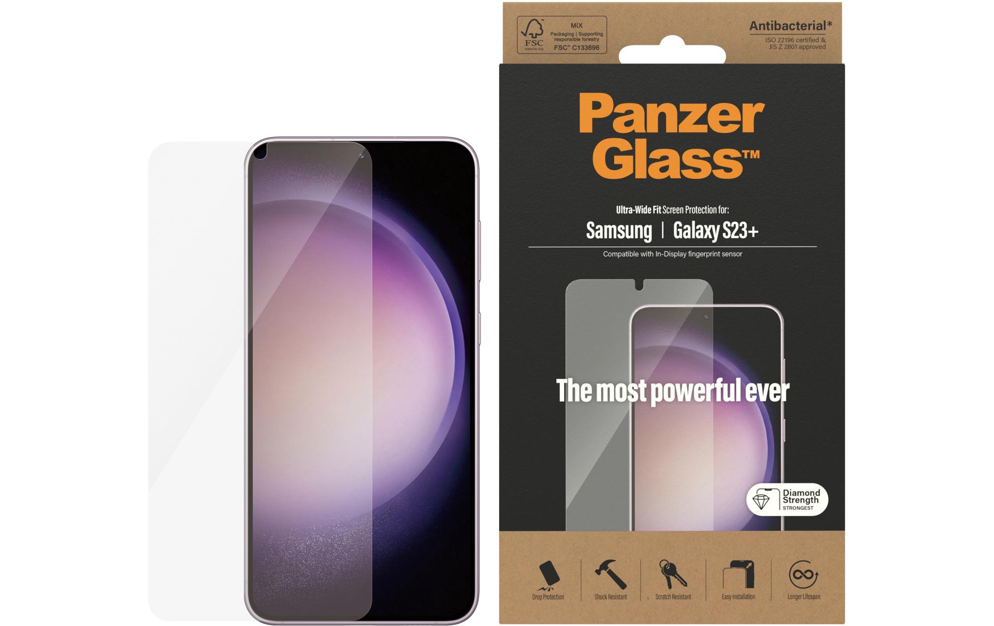 Displayschutz Ultra Wide Fit Galaxy S23+Display-Schutzfolie für das Samsung Galaxy S23+