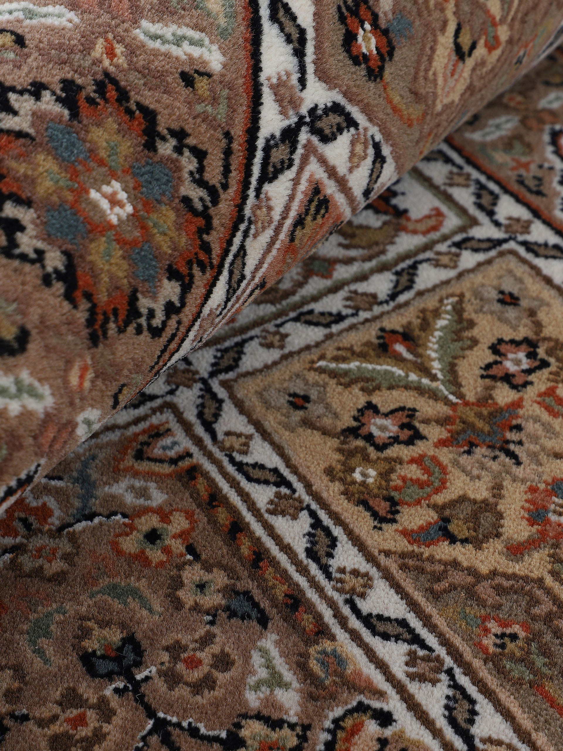 Woven Arts Orientteppich »Orientteppich Bakhtiar« rechteckig 15 mm Höhe handgeknüpft, Wohnzimmer, reine Wolle