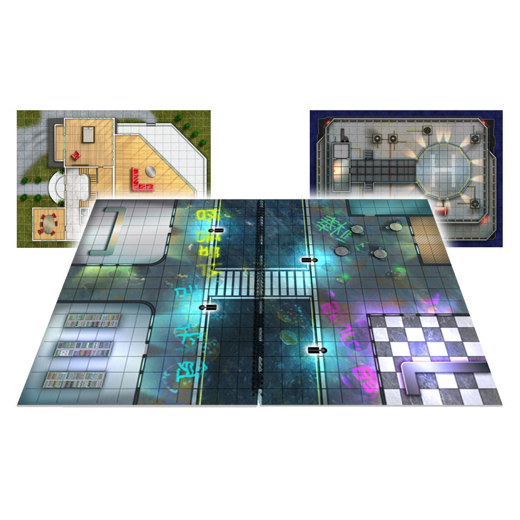 Giant Book of CyberPunk Battle Mats