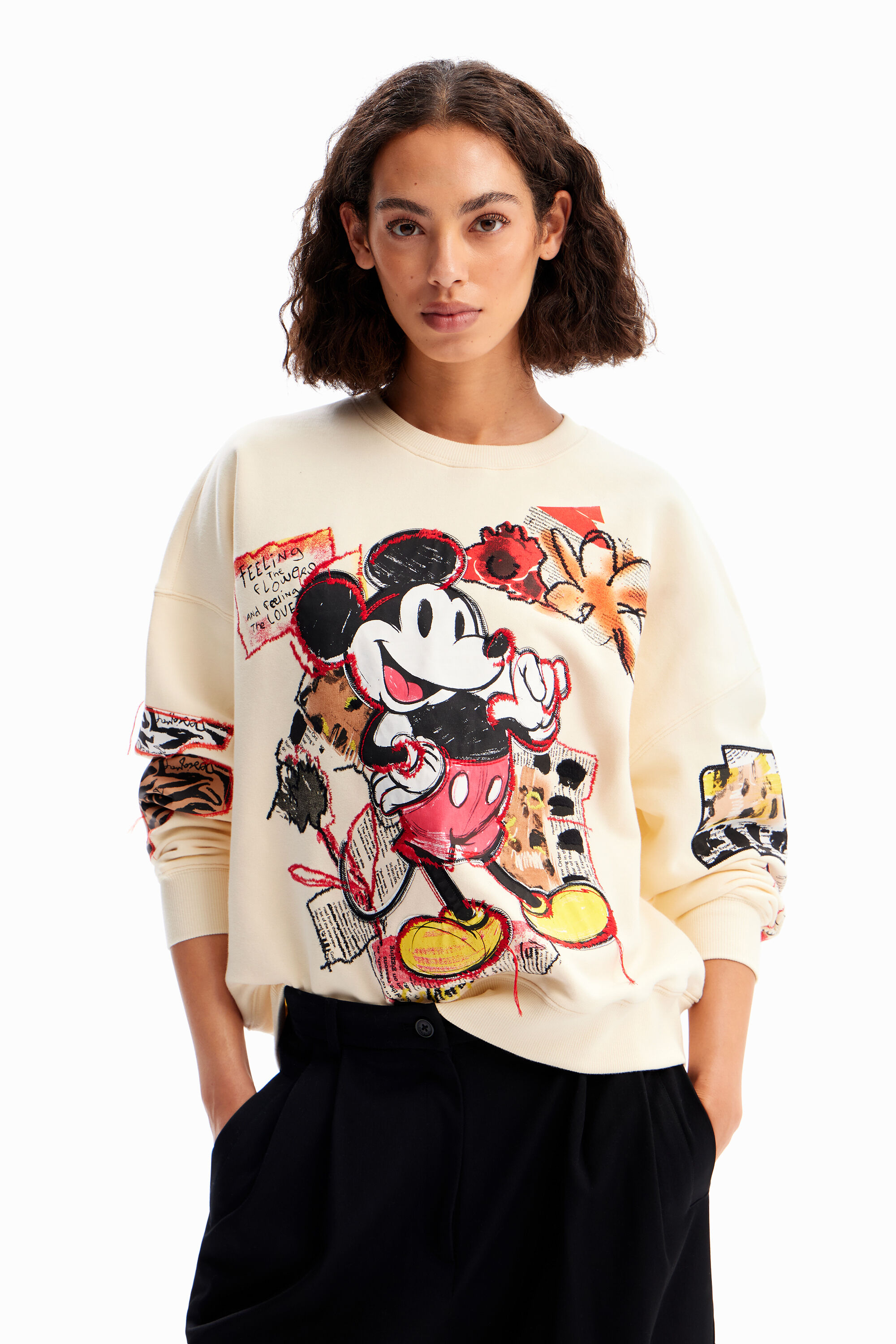 Suéter tamanho grande do Mickey Mouse